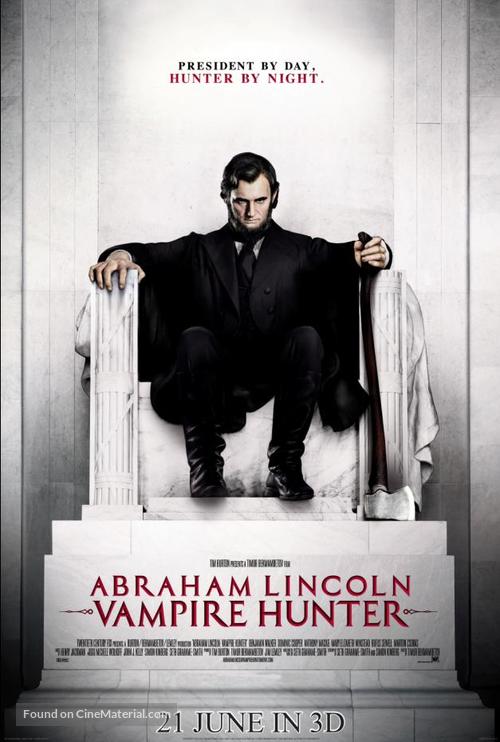 Abraham Lincoln: Vampire Hunter - Malaysian Movie Poster