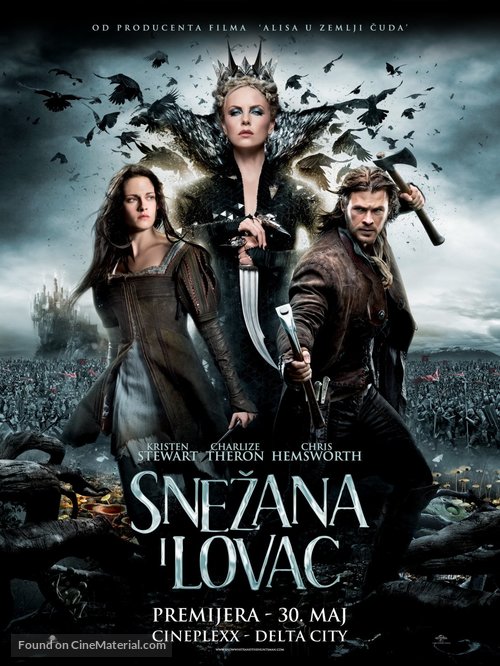 Snow White and the Huntsman - Serbian Movie Poster
