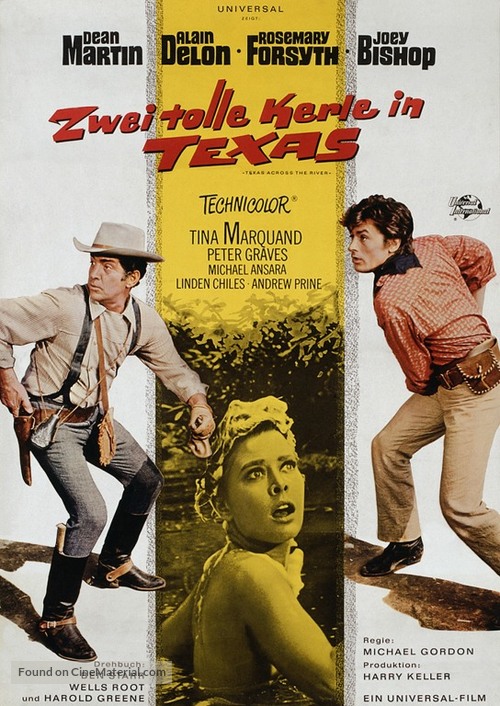 Texas Across the River - German Movie Poster
