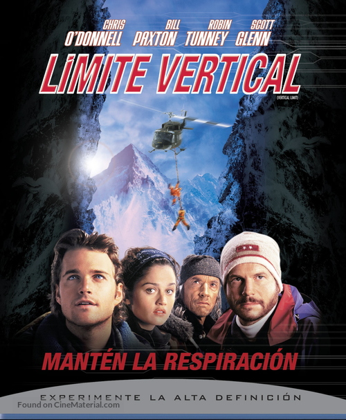 Vertical Limit - Argentinian Blu-Ray movie cover