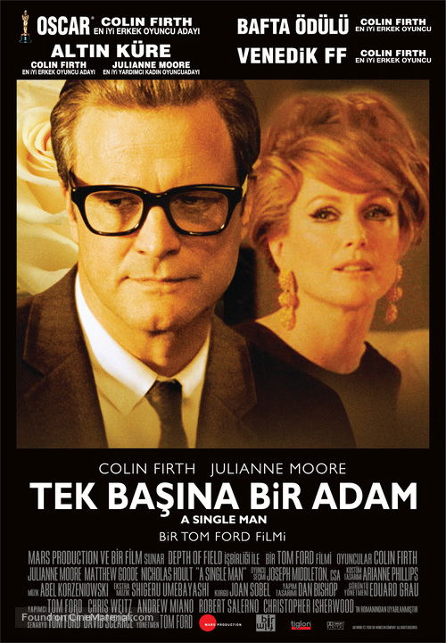 A Single Man - Turkish Movie Poster