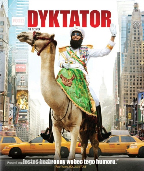 The Dictator - Polish Blu-Ray movie cover