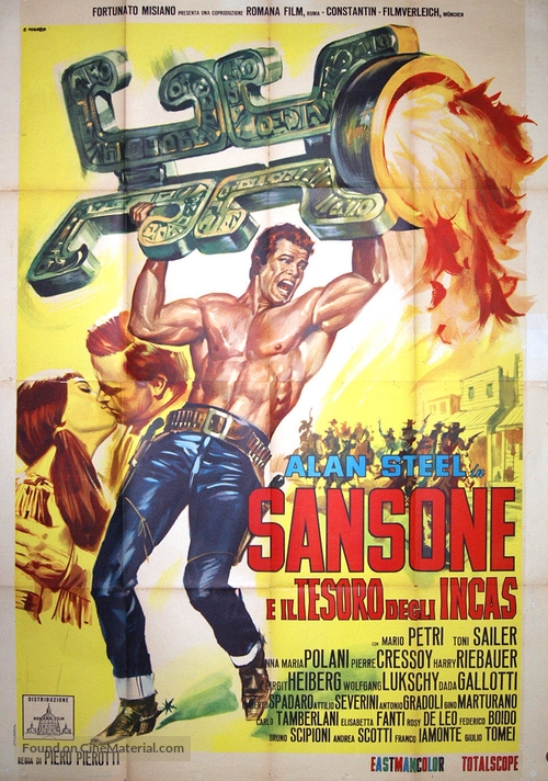 Sansone e il tesoro degli Incas - Italian Movie Poster