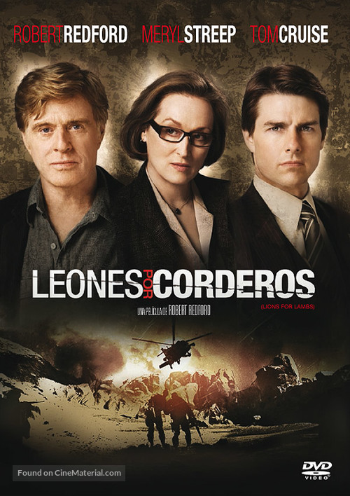 Lions for Lambs - Spanish DVD movie cover
