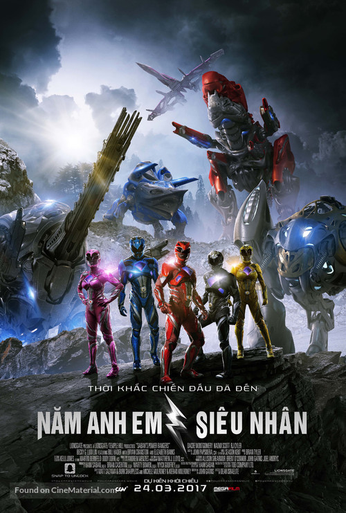 Power Rangers - Vietnamese Movie Poster