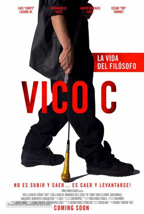 Vico C: La Vida Del Fil&oacute;sofo - Puerto Rican Movie Poster