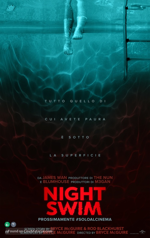 Night Swim - Italian Movie Poster