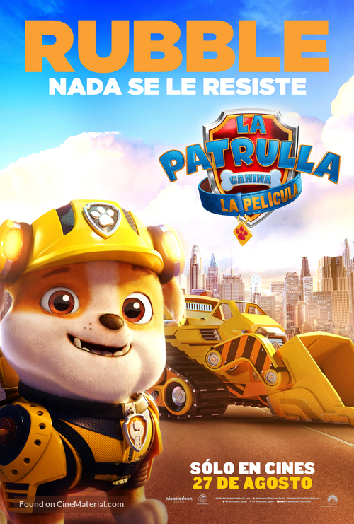 Paw Patrol: The Movie - Spanish Movie Poster