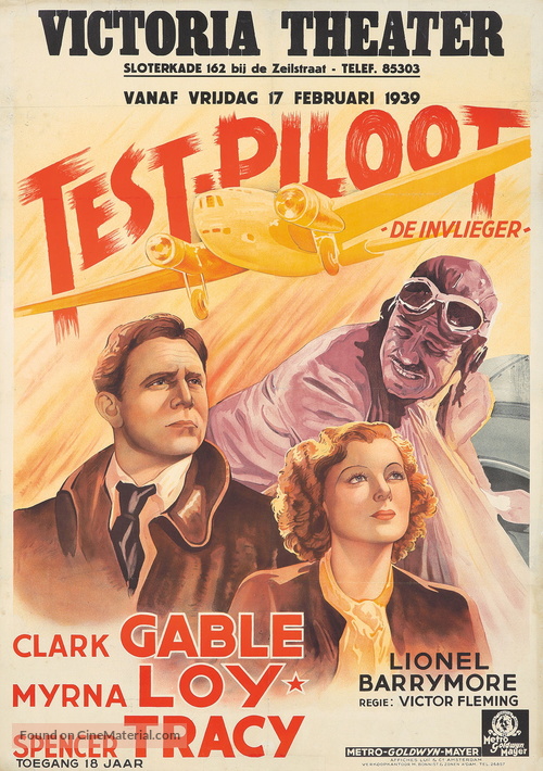 Test Pilot - Dutch Movie Poster