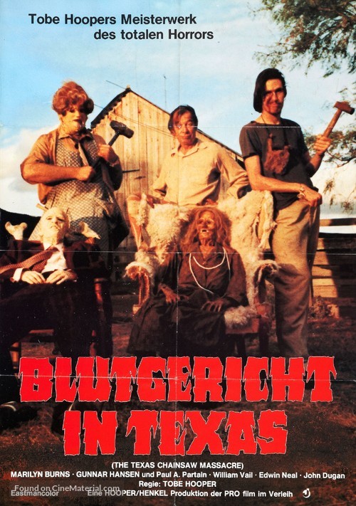 The Texas Chain Saw Massacre - German Movie Poster