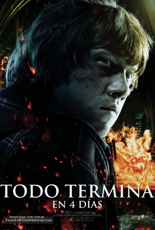 Harry Potter and the Deathly Hallows - Part 2 - Argentinian Movie Poster