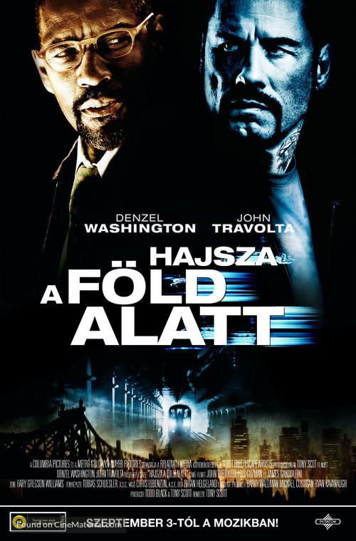 The Taking of Pelham 1 2 3 - Hungarian Movie Poster