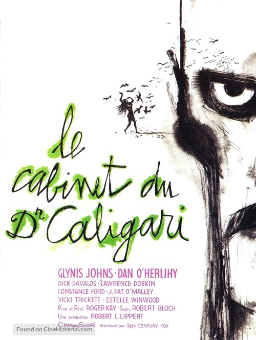 The Cabinet of Caligari - French Movie Poster