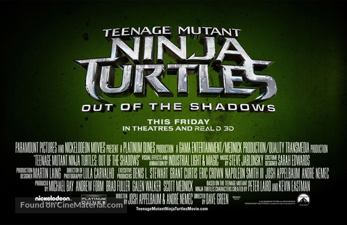 Teenage Mutant Ninja Turtles: Out of the Shadows - Logo