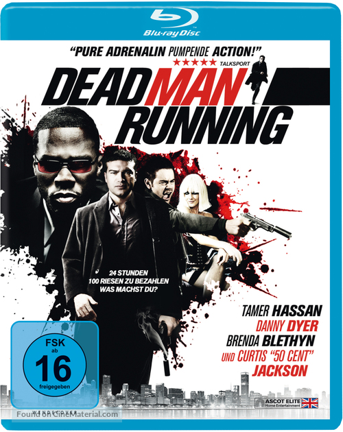 Dead Man Running - German Blu-Ray movie cover