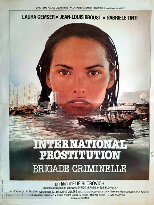 International Prostitution: Brigade criminelle - French Movie Poster