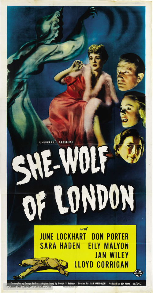 She-Wolf of London - Theatrical movie poster