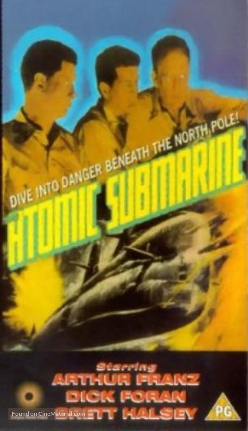 The Atomic Submarine - British VHS movie cover