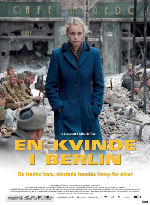 Anonyma - Eine Frau in Berlin - Danish Movie Poster