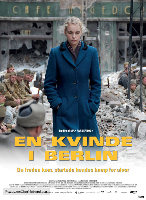 Anonyma - Eine Frau in Berlin - Danish Movie Poster