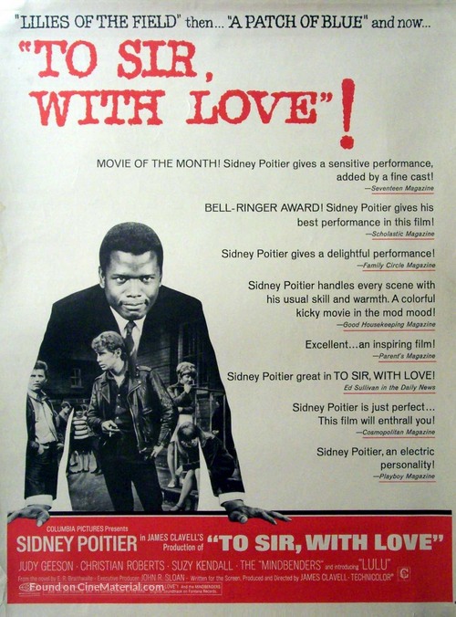 To Sir, with Love - Movie Poster