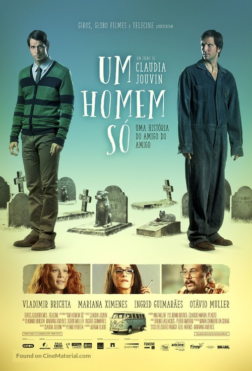 Um Homem S&oacute; - Brazilian Movie Poster