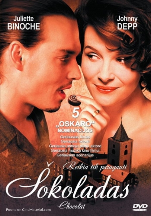 Chocolat - Lithuanian Movie Cover