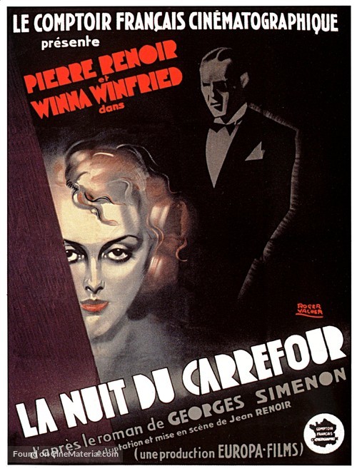 La nuit du carrefour - French Movie Poster