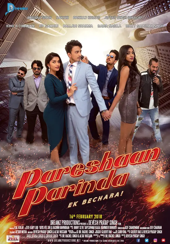 Pareshaan Parinda 2018 Indian Movie Poster cinematerial