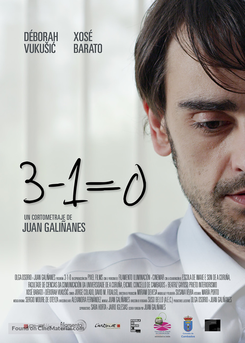 3-1=0 - Spanish Movie Poster