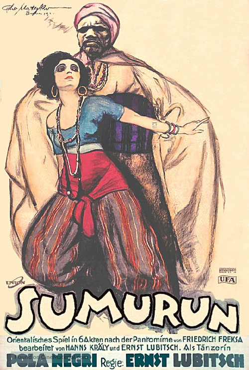Sumurun - German Movie Poster