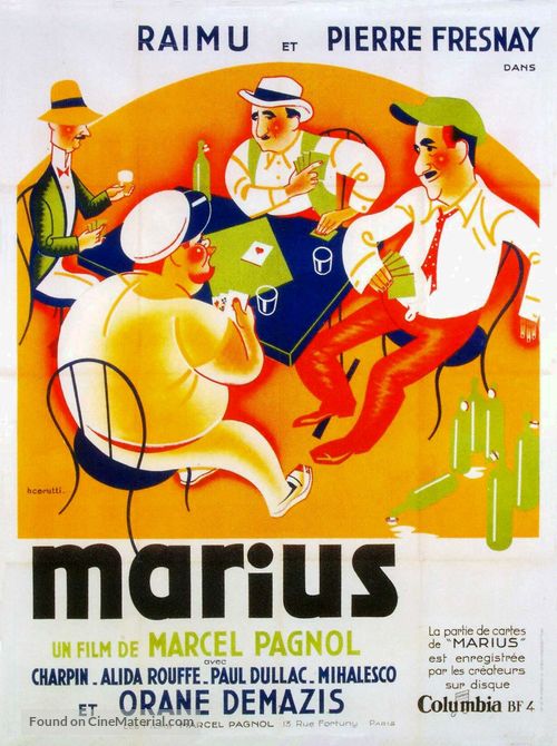 Marius - French Movie Poster