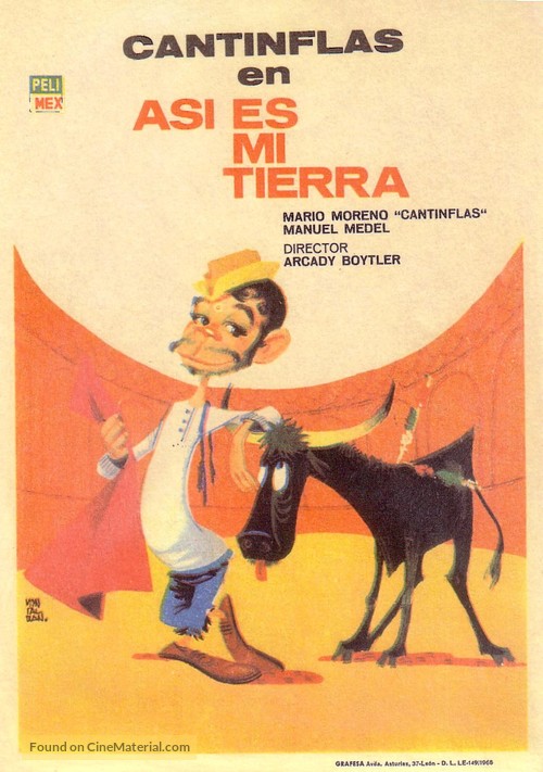 &iexcl;As&iacute; es mi tierra! - Spanish Movie Poster