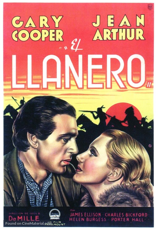 The Plainsman - Argentinian Movie Poster
