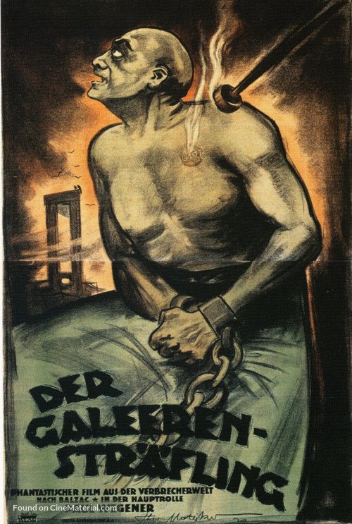 Der Galeerenstr&auml;fling - German Movie Poster