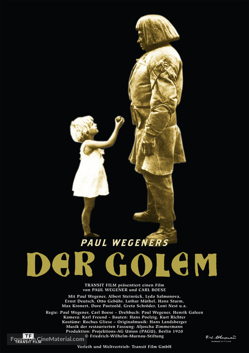 Der Golem, wie er in die Welt kam - German Movie Poster