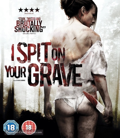 I Spit on Your Grave - British Blu-Ray movie cover