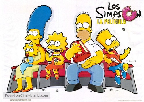 The Simpsons Movie - Spanish Movie Poster