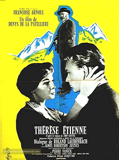 Th&eacute;r&egrave;se &Eacute;tienne - French Movie Poster