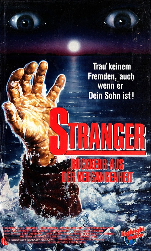 The Stranger Within - German VHS movie cover