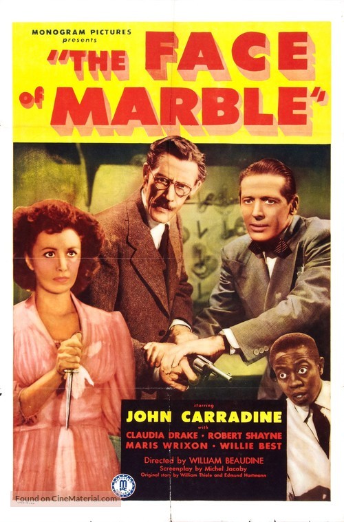 The Face of Marble - Theatrical movie poster