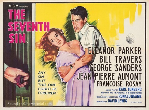 The Seventh Sin - British Movie Poster