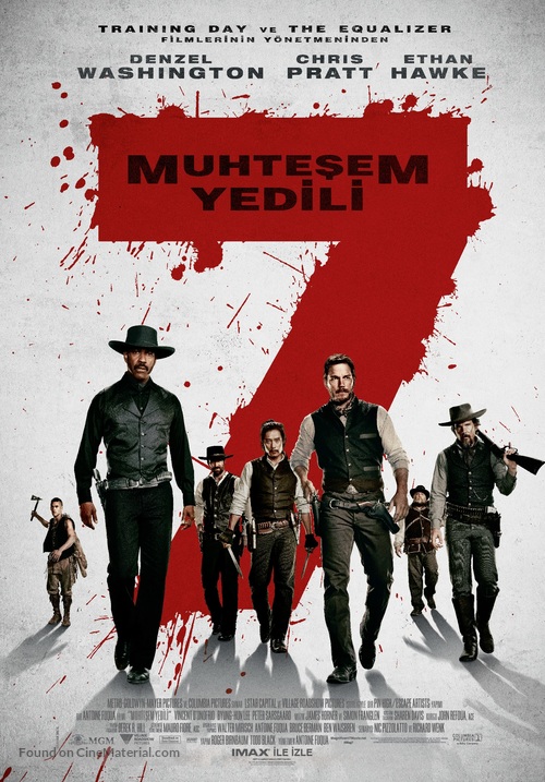 The Magnificent Seven - Turkish Movie Poster