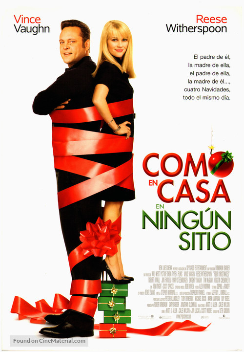 Four Christmases - Spanish Movie Poster