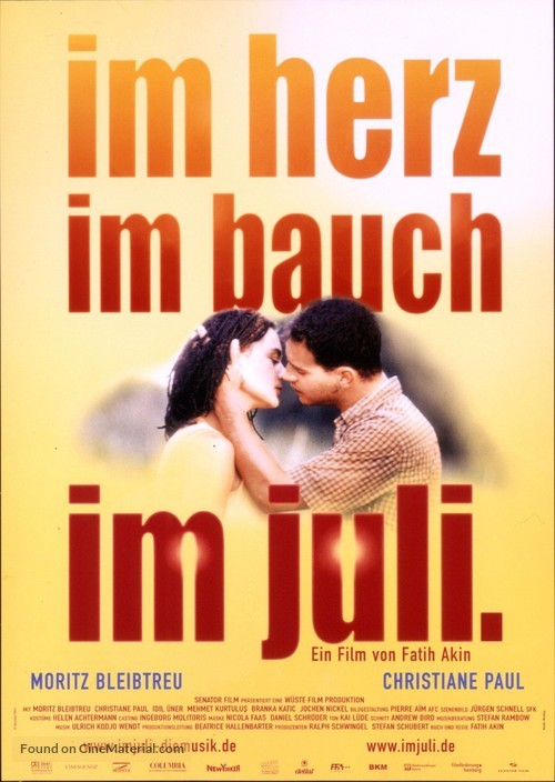 Im Juli. - German poster