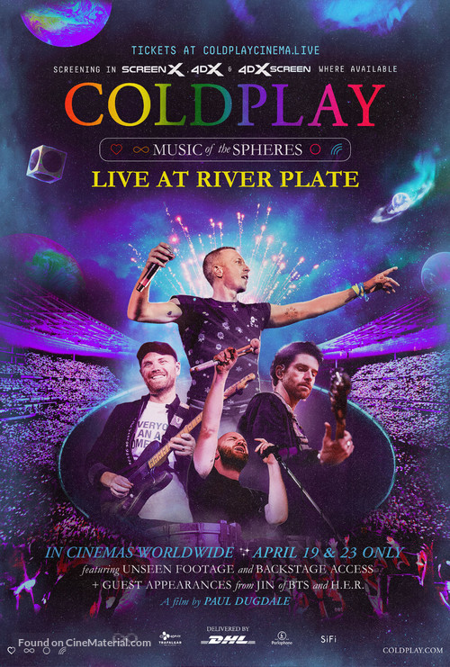 Coldplay - Music of the Spheres: Live at River Plate - British Movie Poster