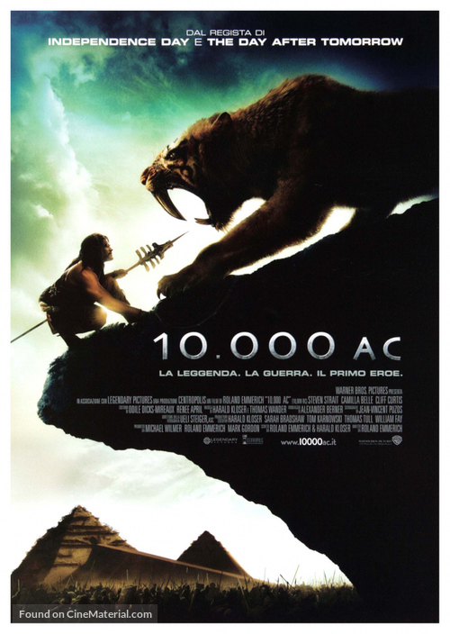 10,000 BC - Italian Movie Poster