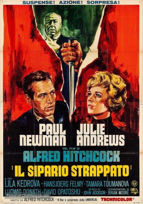 Torn Curtain - Italian Movie Poster