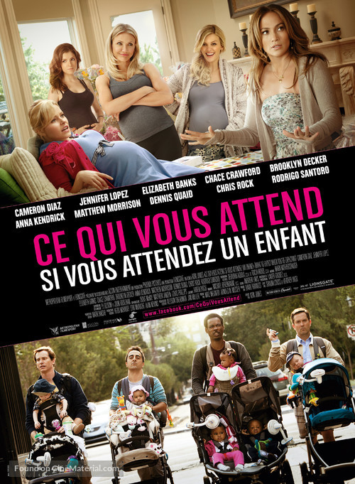What to Expect When You&#039;re Expecting - French Movie Poster