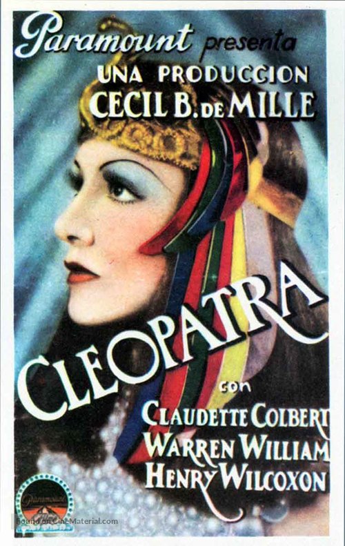 Cleopatra - Spanish poster